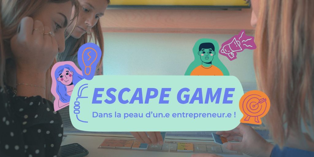 Vos étudiants deviennent des apprentis entrepreneurs avec notre Escape Game. Objectifs : Jeu immersif et ludique pour découvrir les 8 étapes de la création d’entreprise, avec de nombreuses énigmes. Que ce soit pour une session découverte, ou pour une introduction à un module entrepreneuriat, ce jeu vous permettra de sensibiliser vos étudiant.es à l’entrepreneuriat de manière fun. Résumé du jeu : en groupe de 4 à 6 personnes, les apprentis entrepreneur.es implantent leur projet à Smart City, en passant par les 8 étapes de la création d’entreprise (trouver une idée, réaliser une étude de marché, réfléchir à la structure juridique, aux financements…) par le pépite PDL Nantes